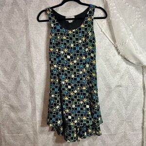 Vintage Essential Mini floral tiered dress size S